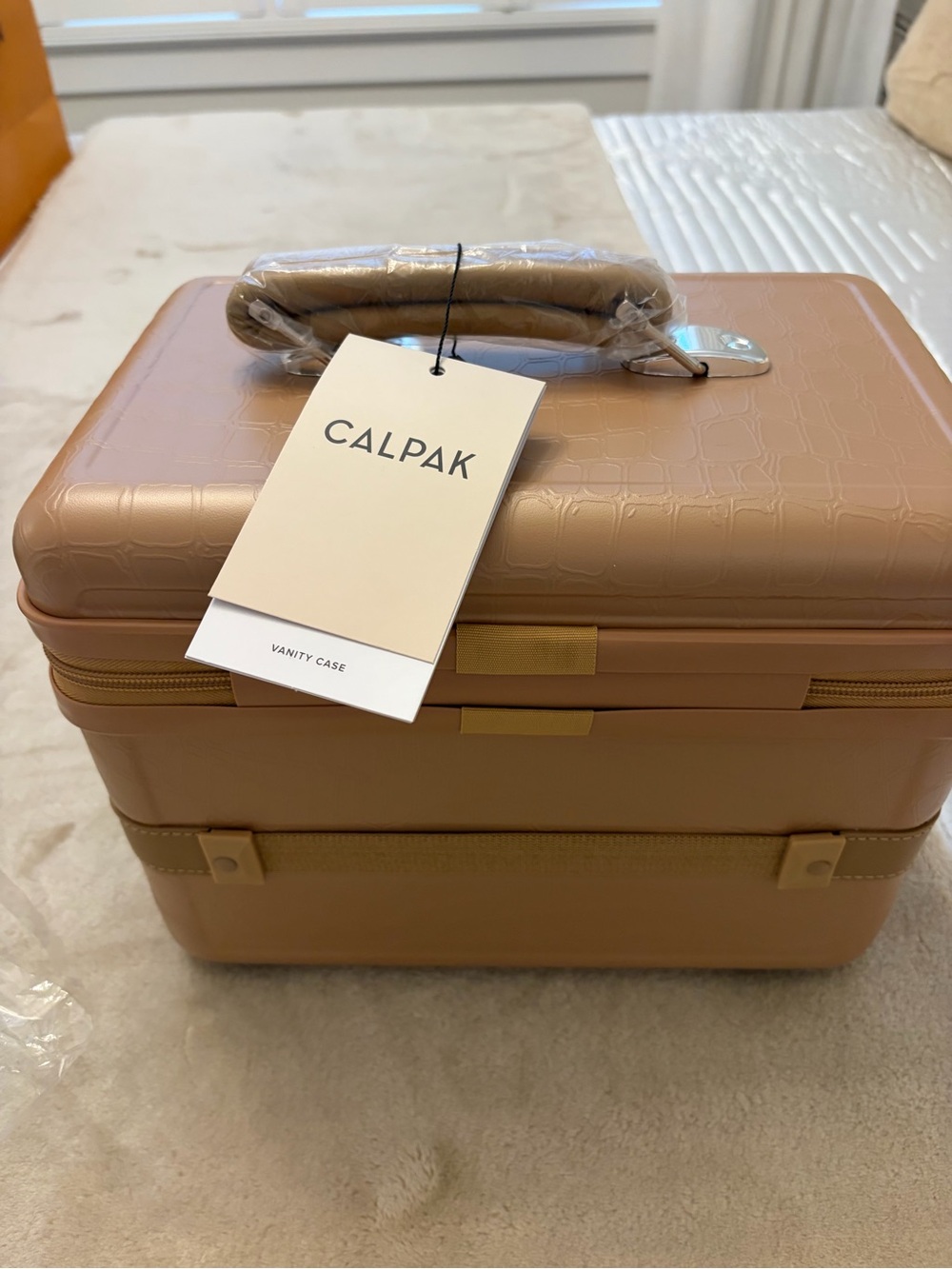 Calpak Men's Vanity Case - Camel/Tan